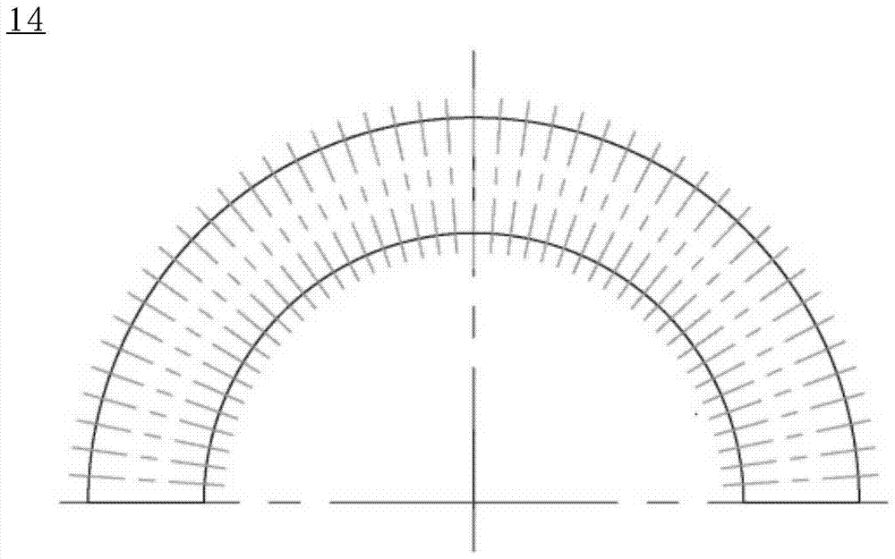 A jet arch for continuous fluidized reactor and aerodynamic fluidization reactor