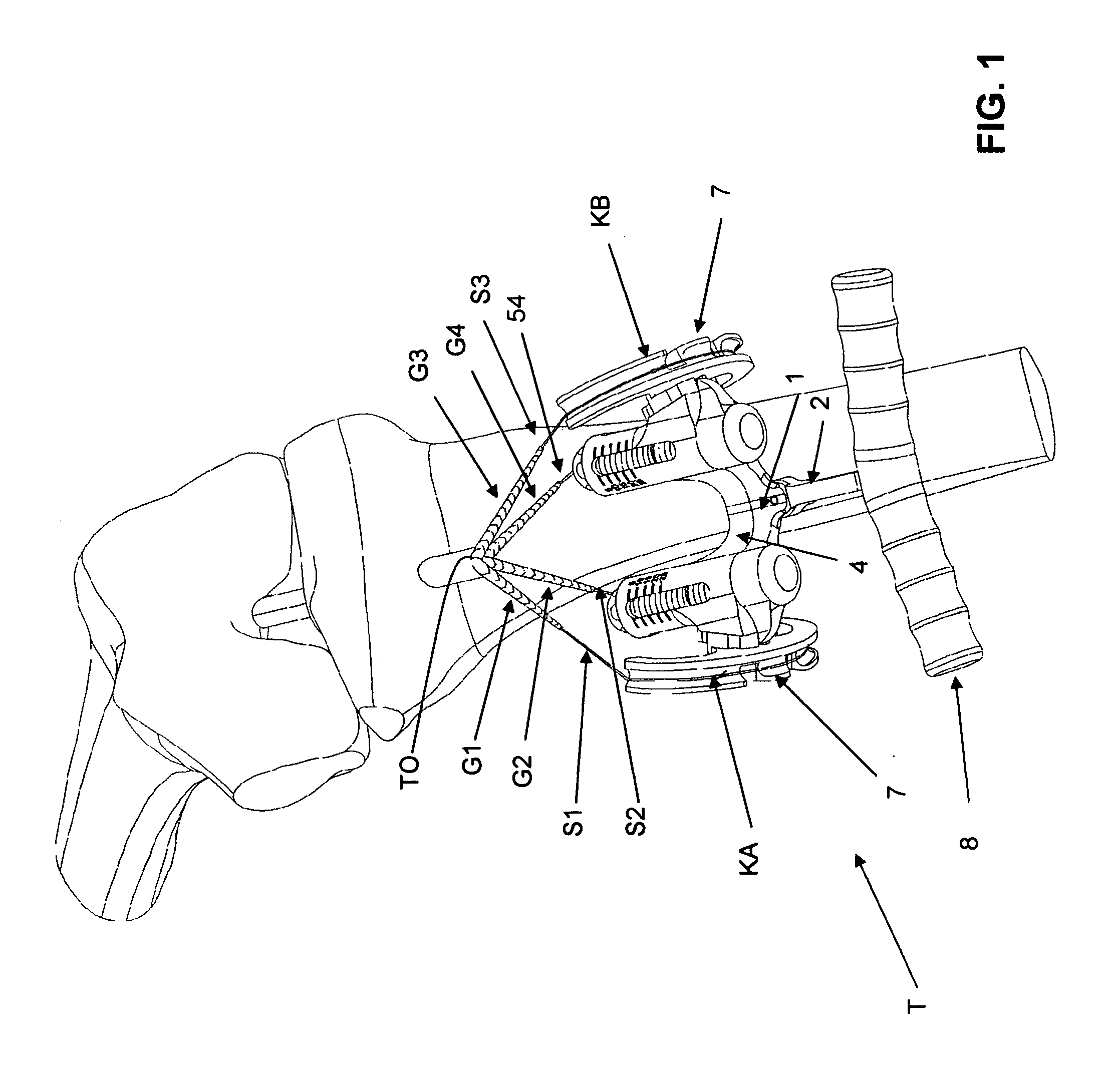 Graft ligament strand tensioner