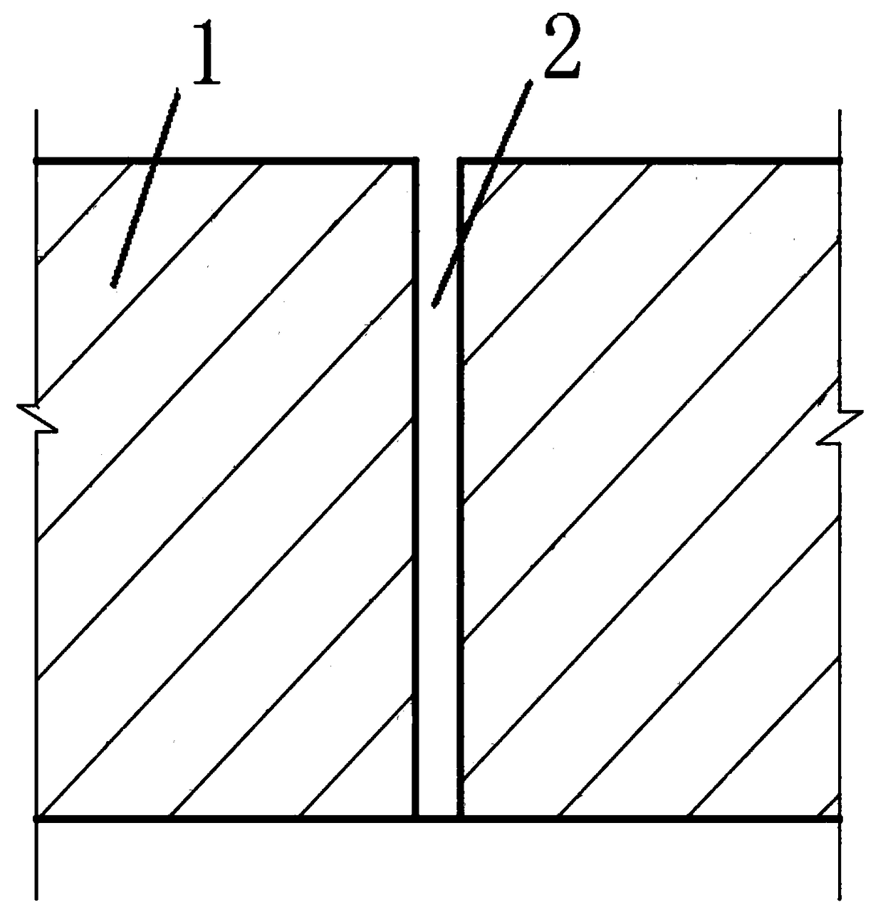 Underground construction deformation joint waterproof structure and construction method thereof