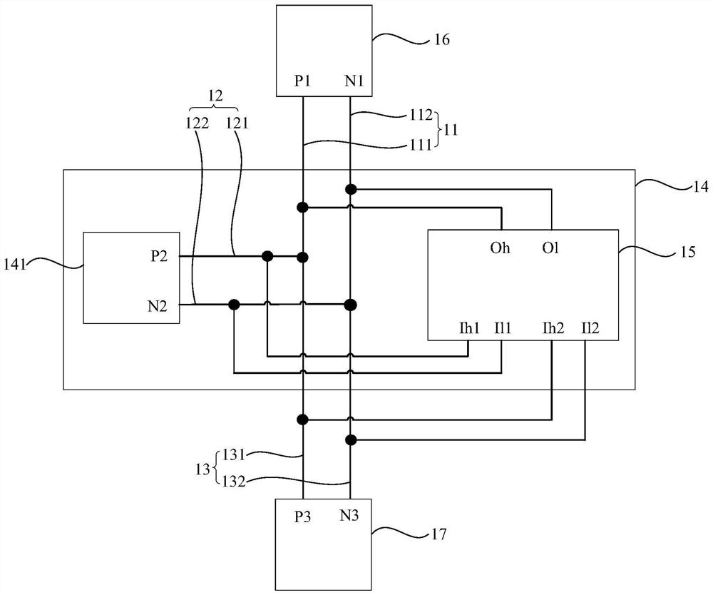 Display panel, power supply method thereof and display device