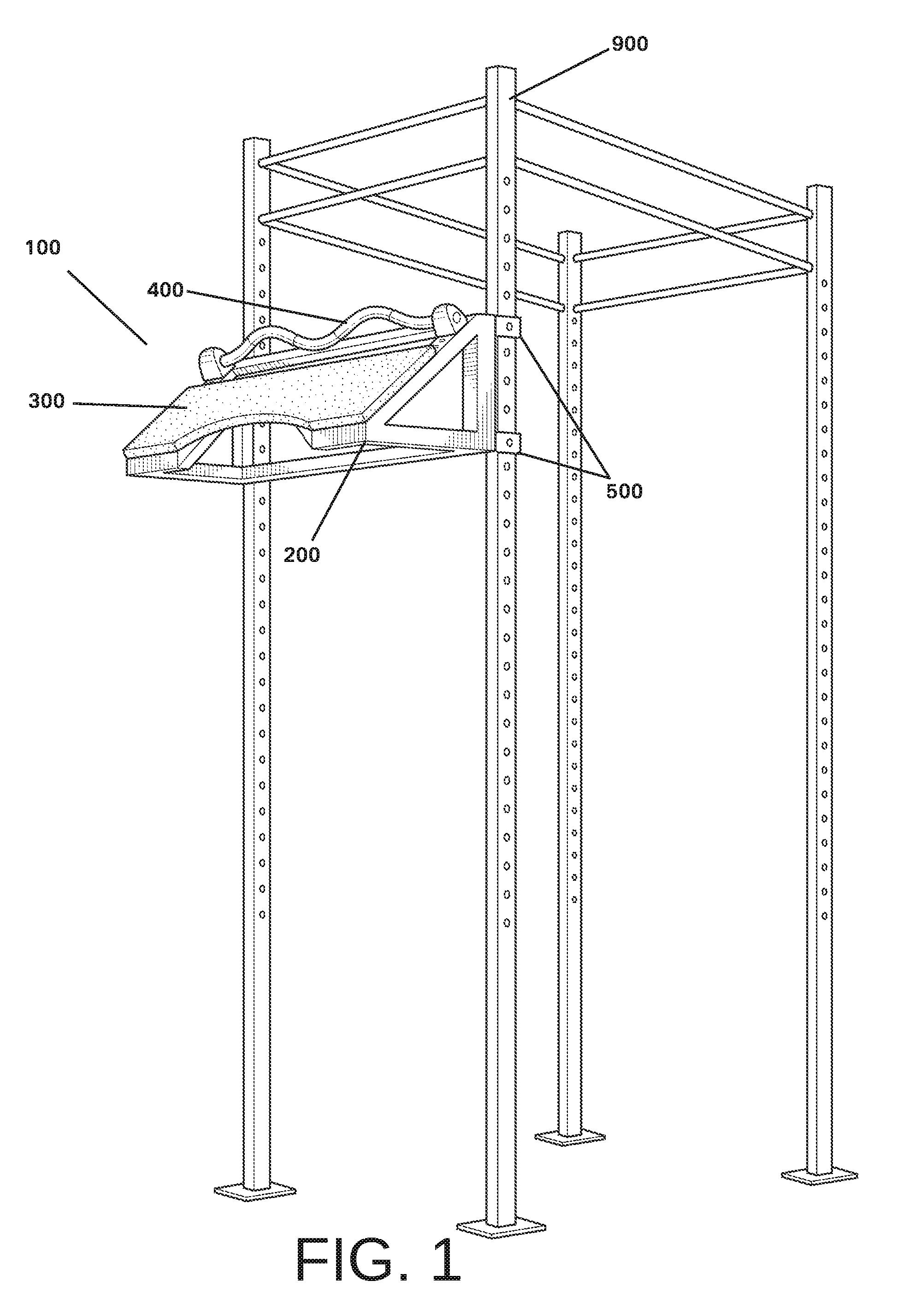 Isolated upper-body exercise device