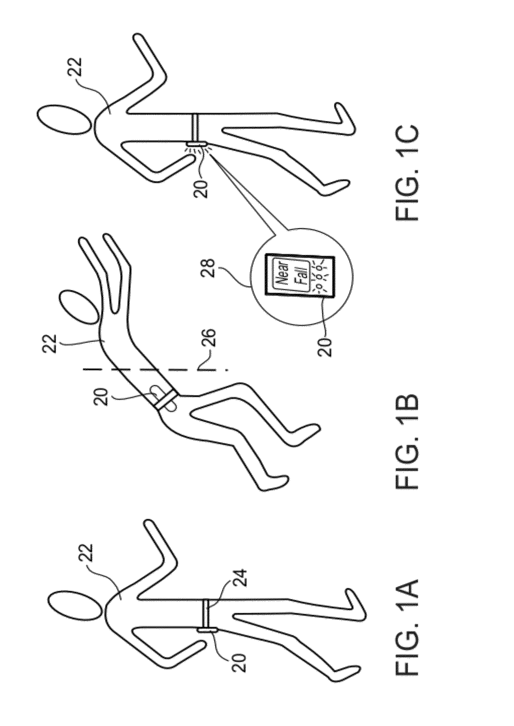 Automated near-fall detector