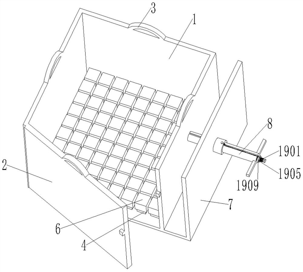 A material transfer equipment for high-rise steel structure construction