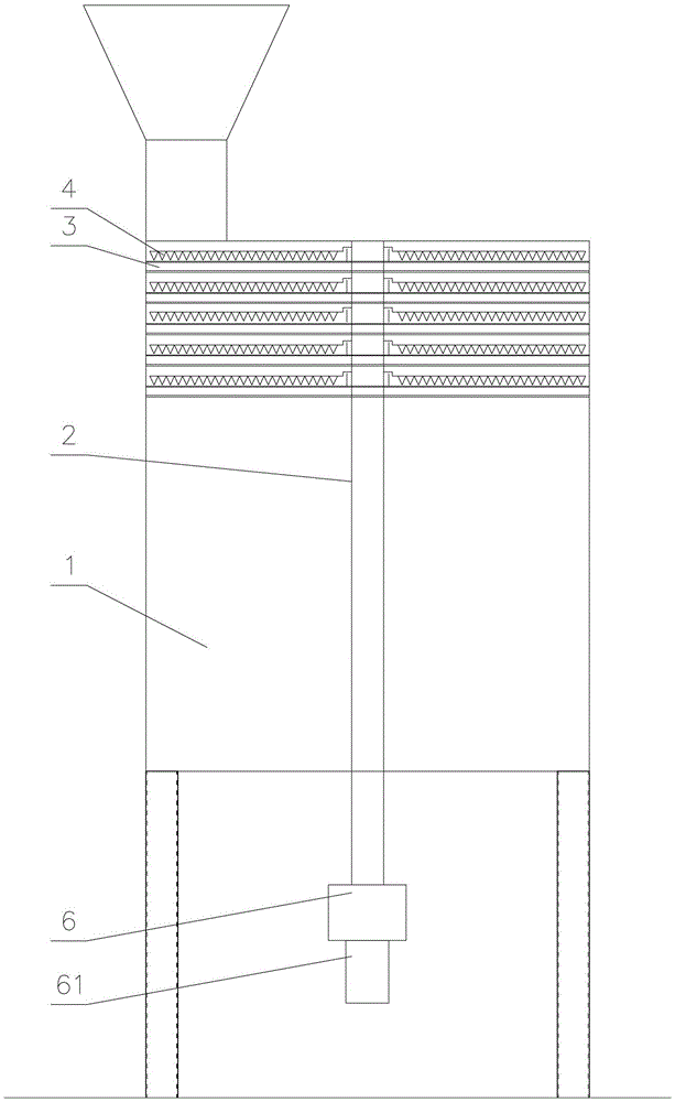 Sludge drying device and sludge treatment system