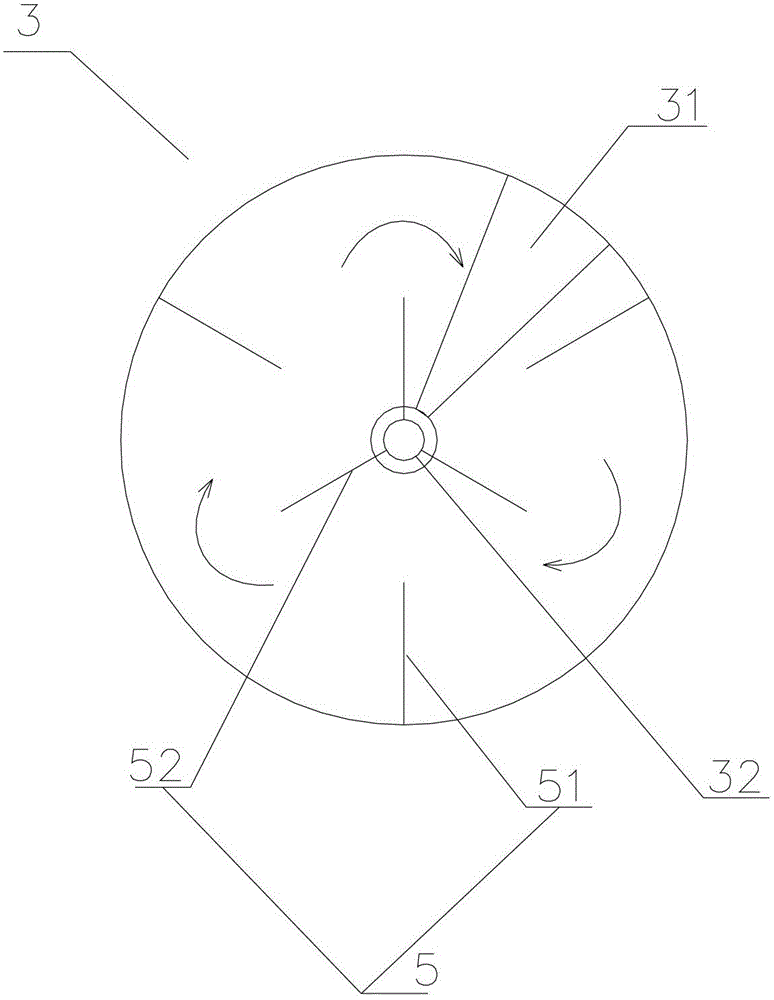 Sludge drying device and sludge treatment system