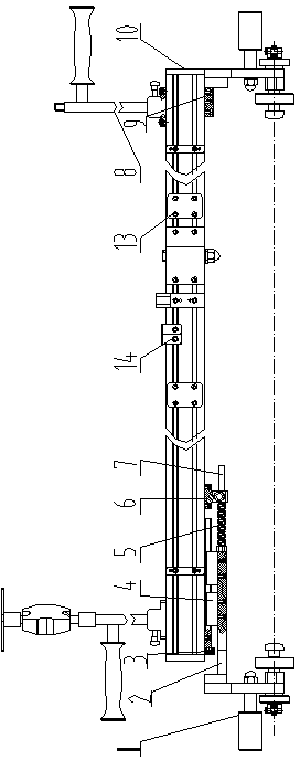 Ballastless track bed plate elevation rapid inspection vehicle