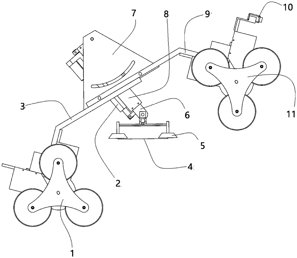 Stair dust absorbing robot and method thereof