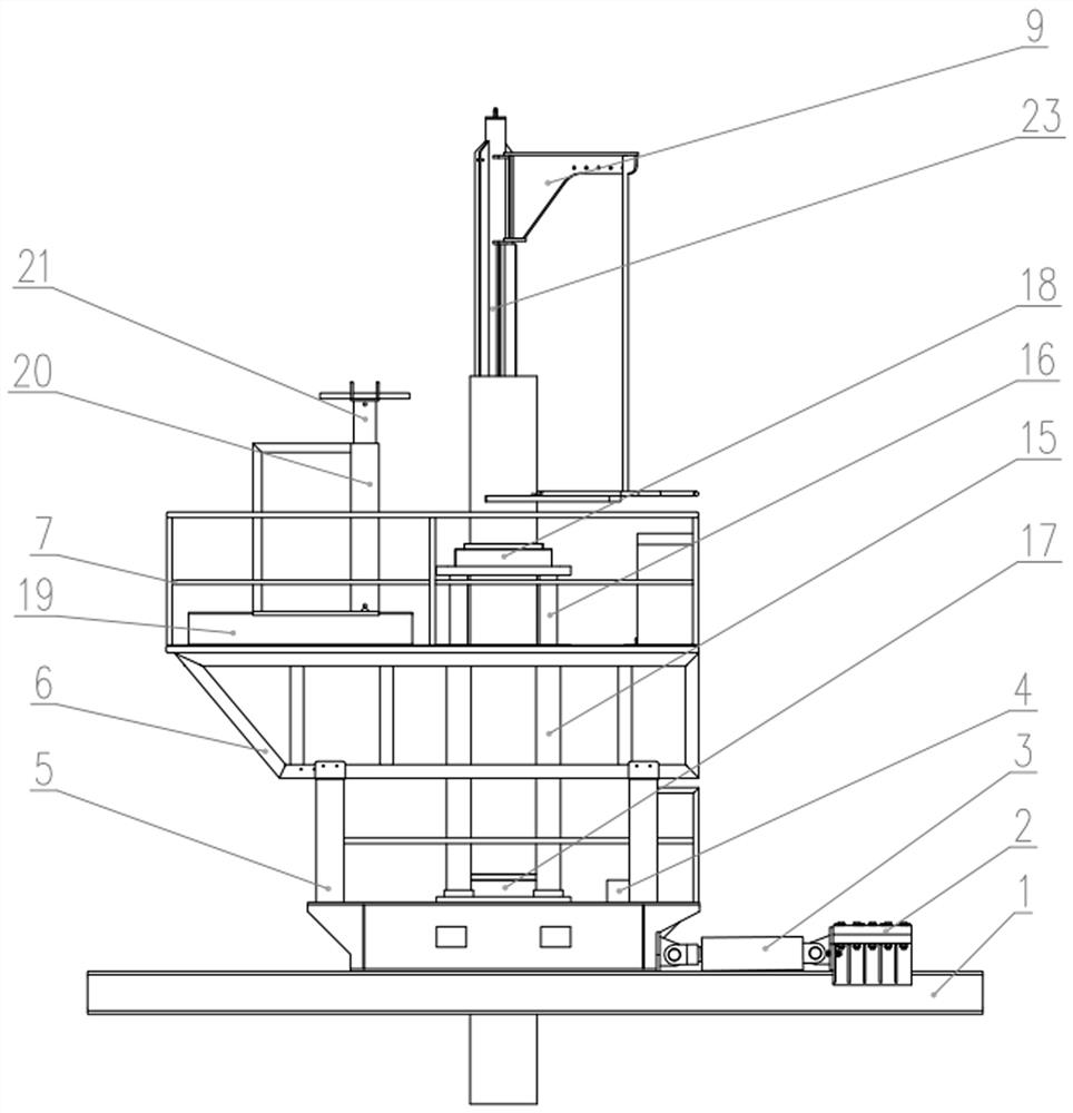 Oil and gas well casing discarding operation device and method