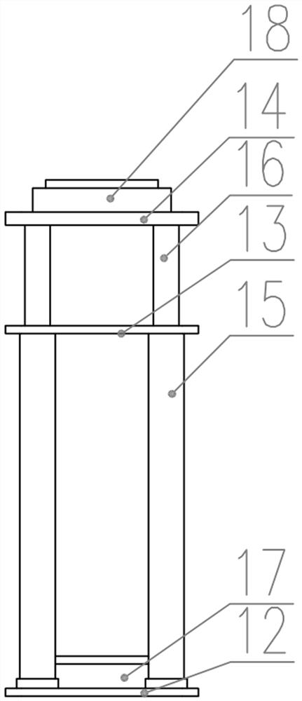 Oil and gas well casing discarding operation device and method