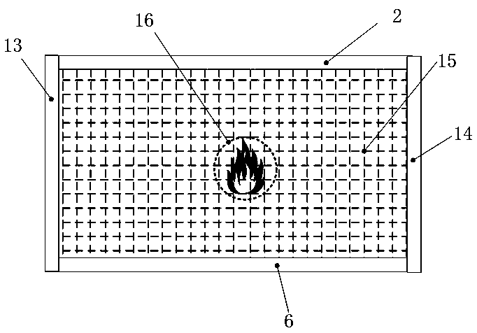 Virtual fire extinguishing training device