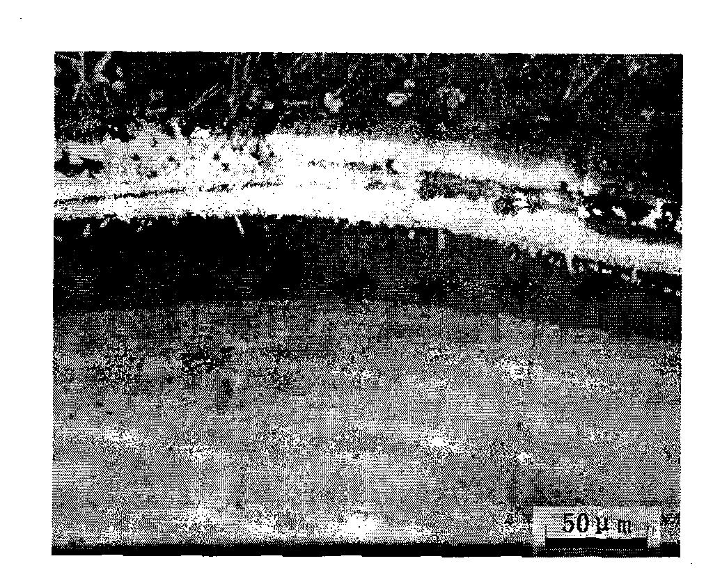 Method for preparing high-hardness Cu base amorphous alloy coating by using laser surface treatment