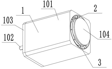 Servo motor with protection structure