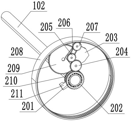 Servo motor with protection structure