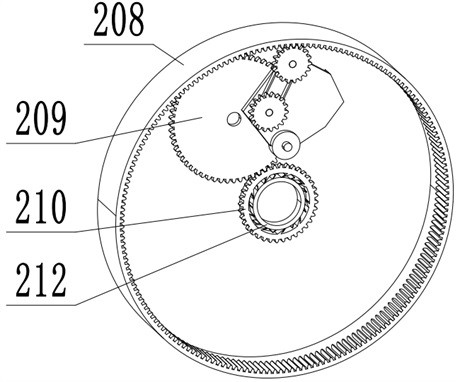 Servo motor with protection structure