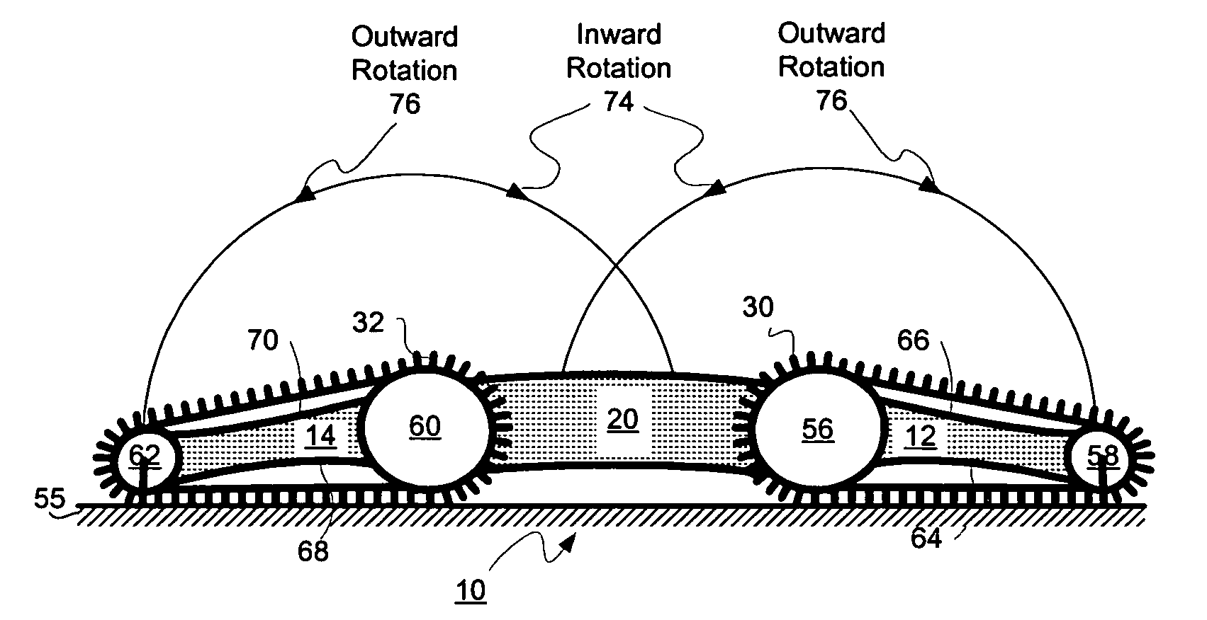 Quad tracked vehicle