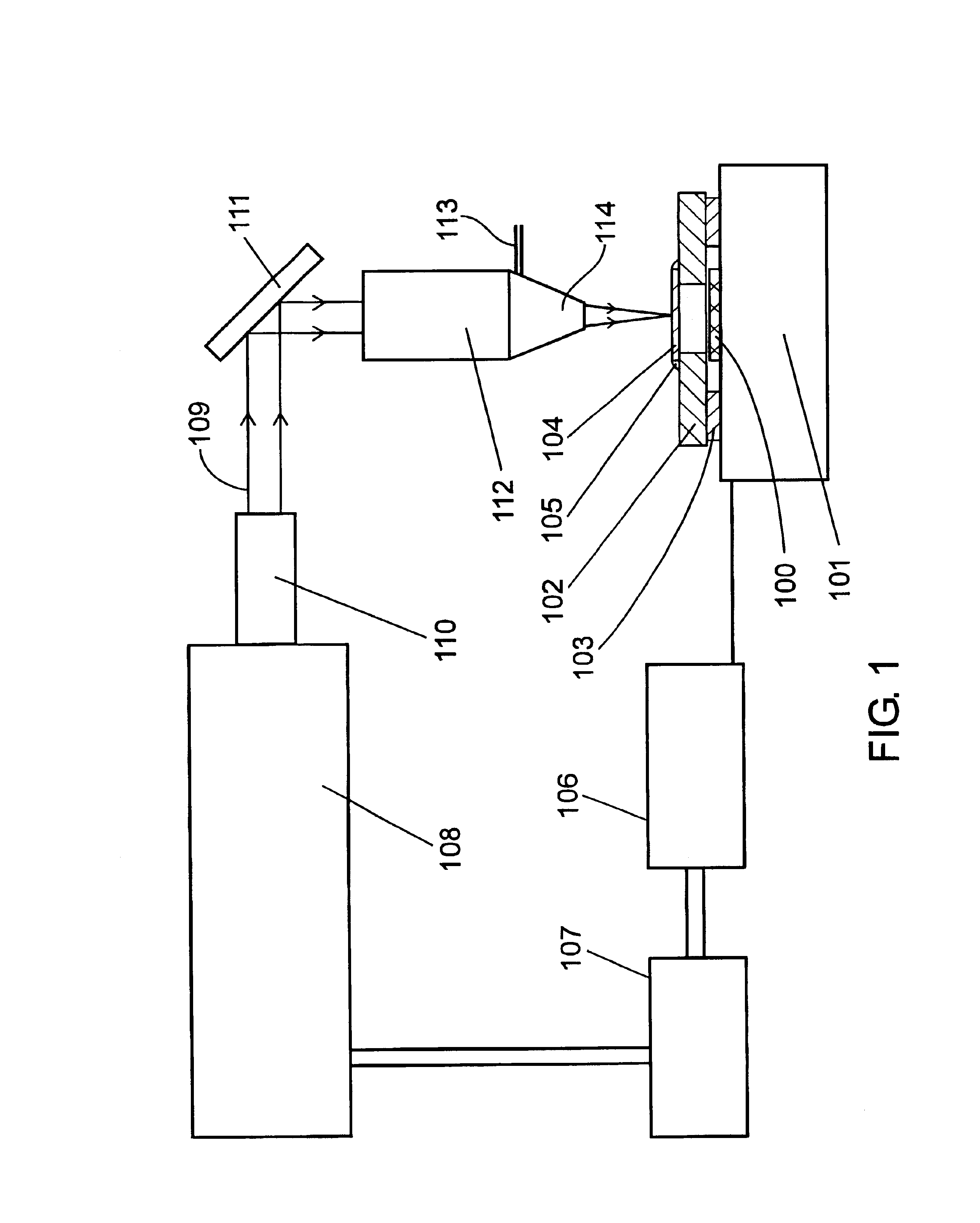 Laser chemical fabrication of nanostructures