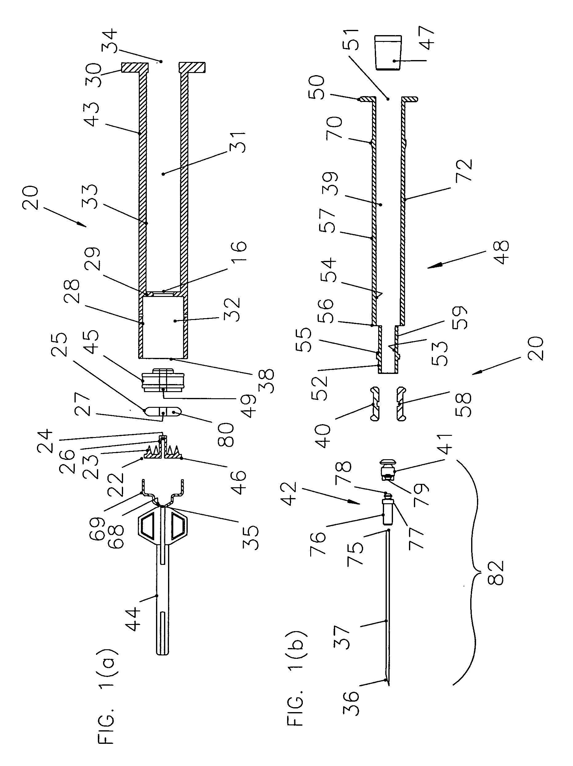 Single-use pneumatic safety syringe providing gas-driven needle retraction