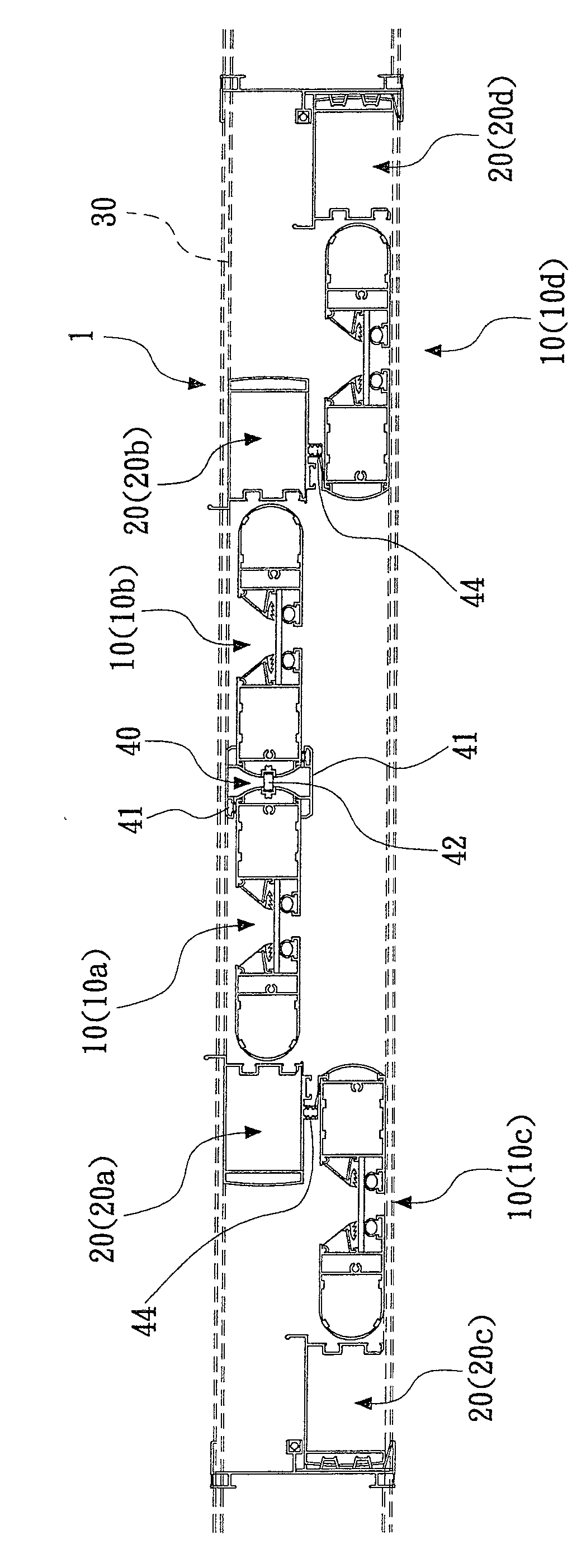 Slide opening and hinge opening two-purpose window structure