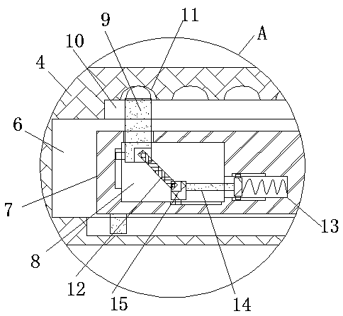 Threading construction device for electrical installation in building