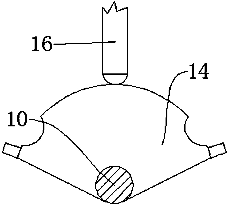 Garment shearing machine cloth negative pressure clamping device