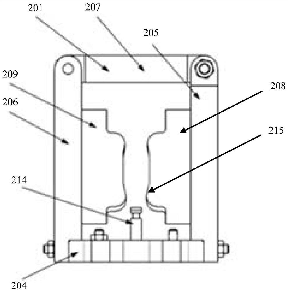 Combined machining tool and combined machining method for force bearing support plate