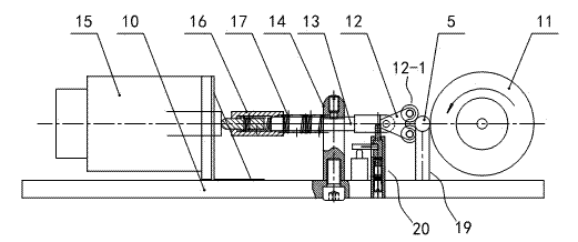 Automatic rotatable installing machine for movable optical fiber connector