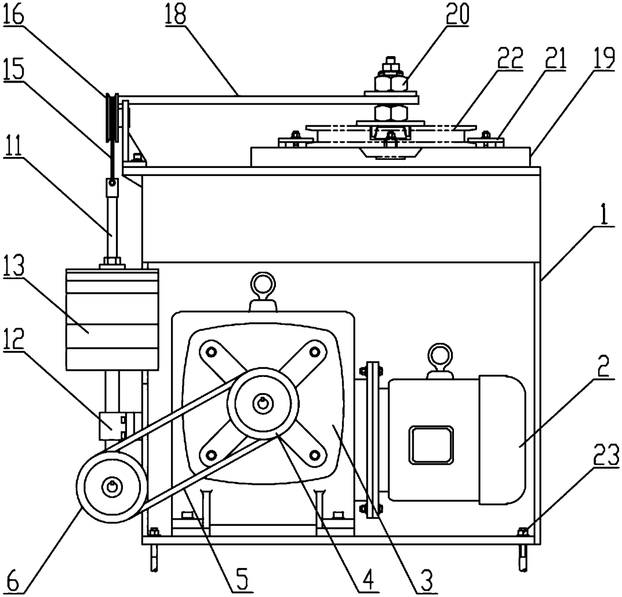 Reciprocating torsion durability test device and test method