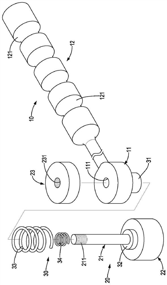 Force-limiting damping device