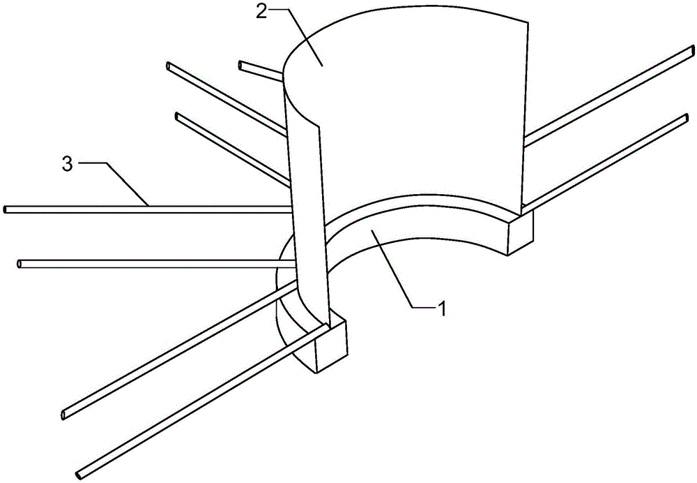 Vertical shaft restoration and reinforcement structure and restoration and reinforcement construction method