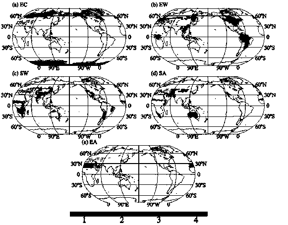 A simple global climate zoning method