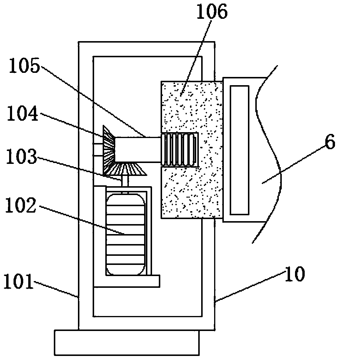 Smoking device for smoking beef