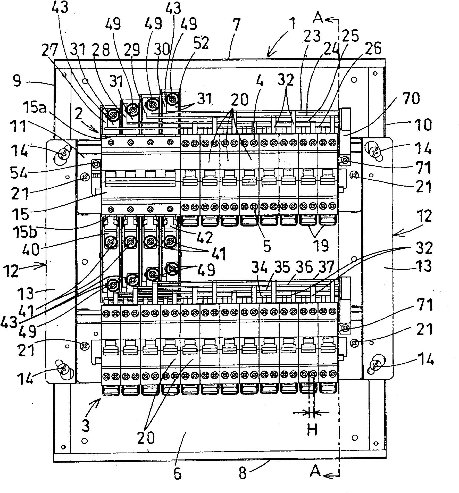 Distribution switchboard