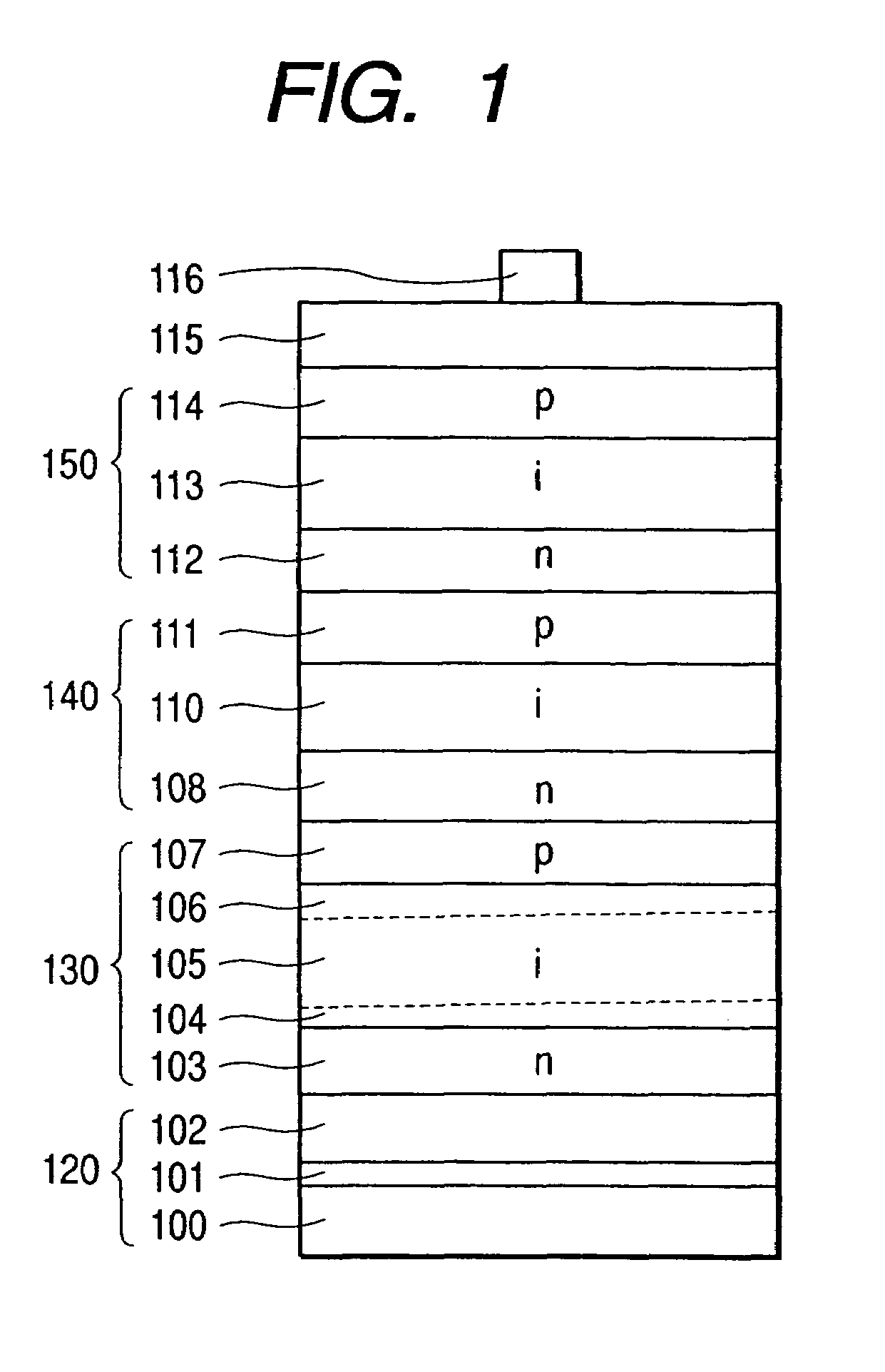 Stacked photovoltaic device