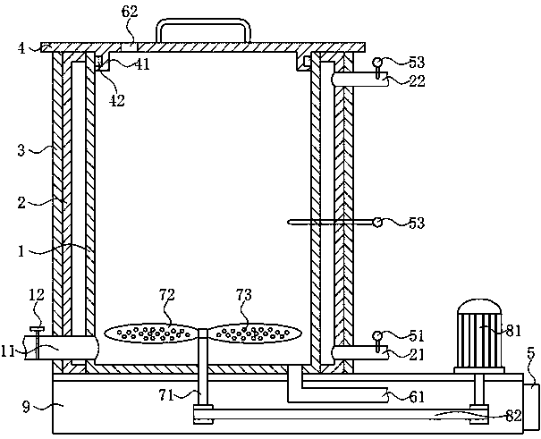 Mixing method for hydrolytic sensitive high polymer material and modified assistant and blender mixer