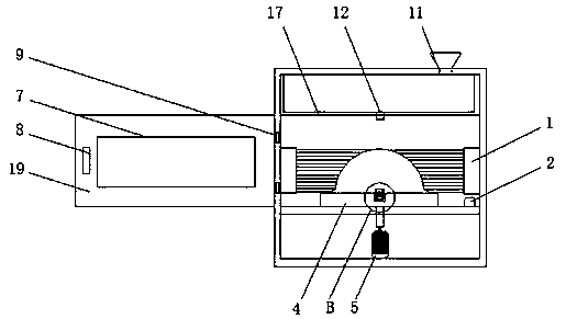 Special cleaning device for safety helmet of petroleum exploitation worker