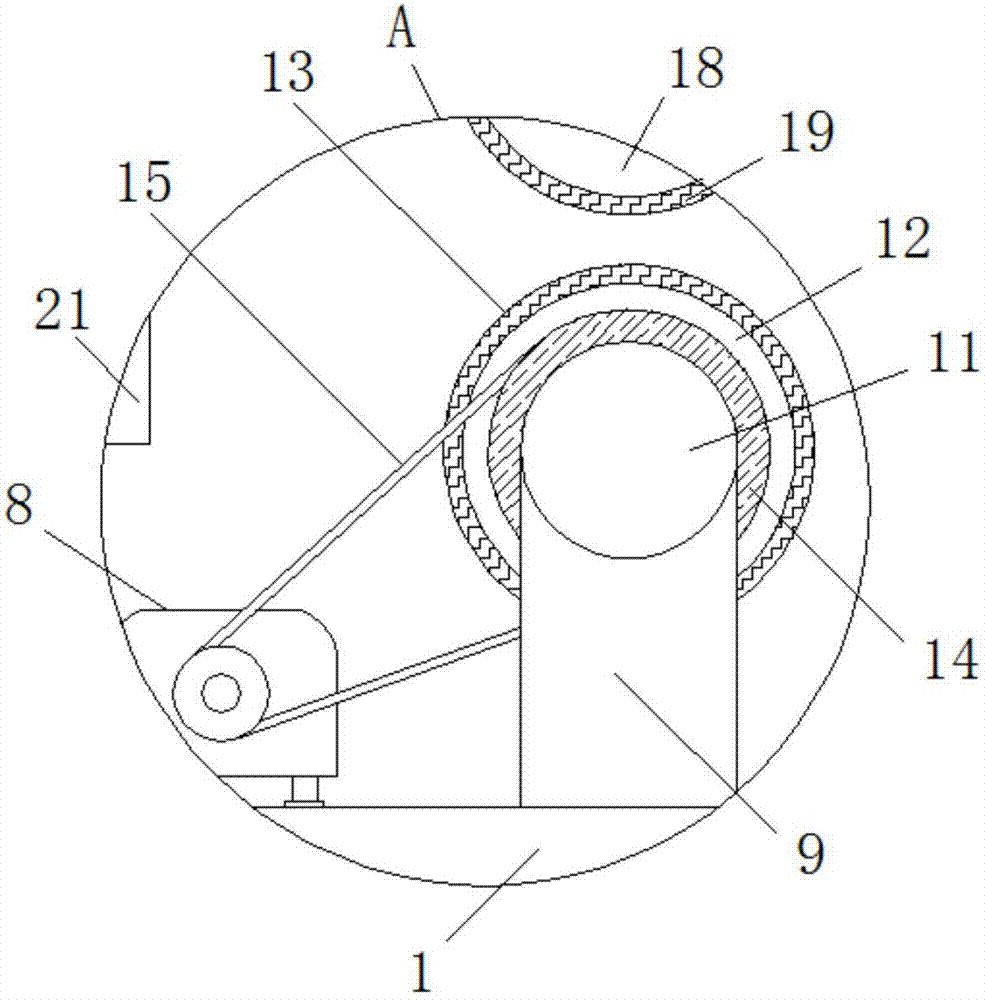 Energy-saving and environment-friendly singeing device for printing and dyeing