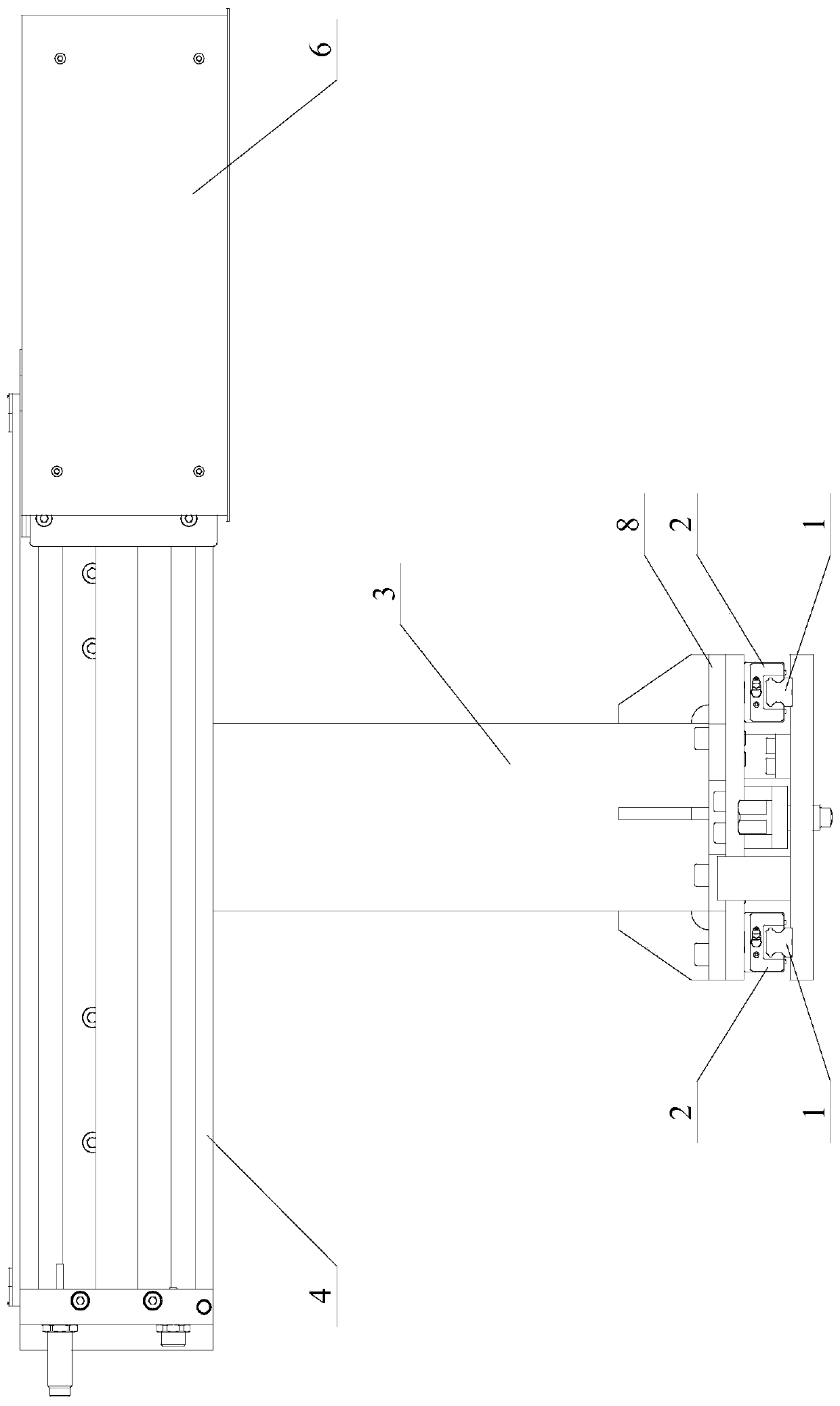 Depth detection device for high-temperature molten iron