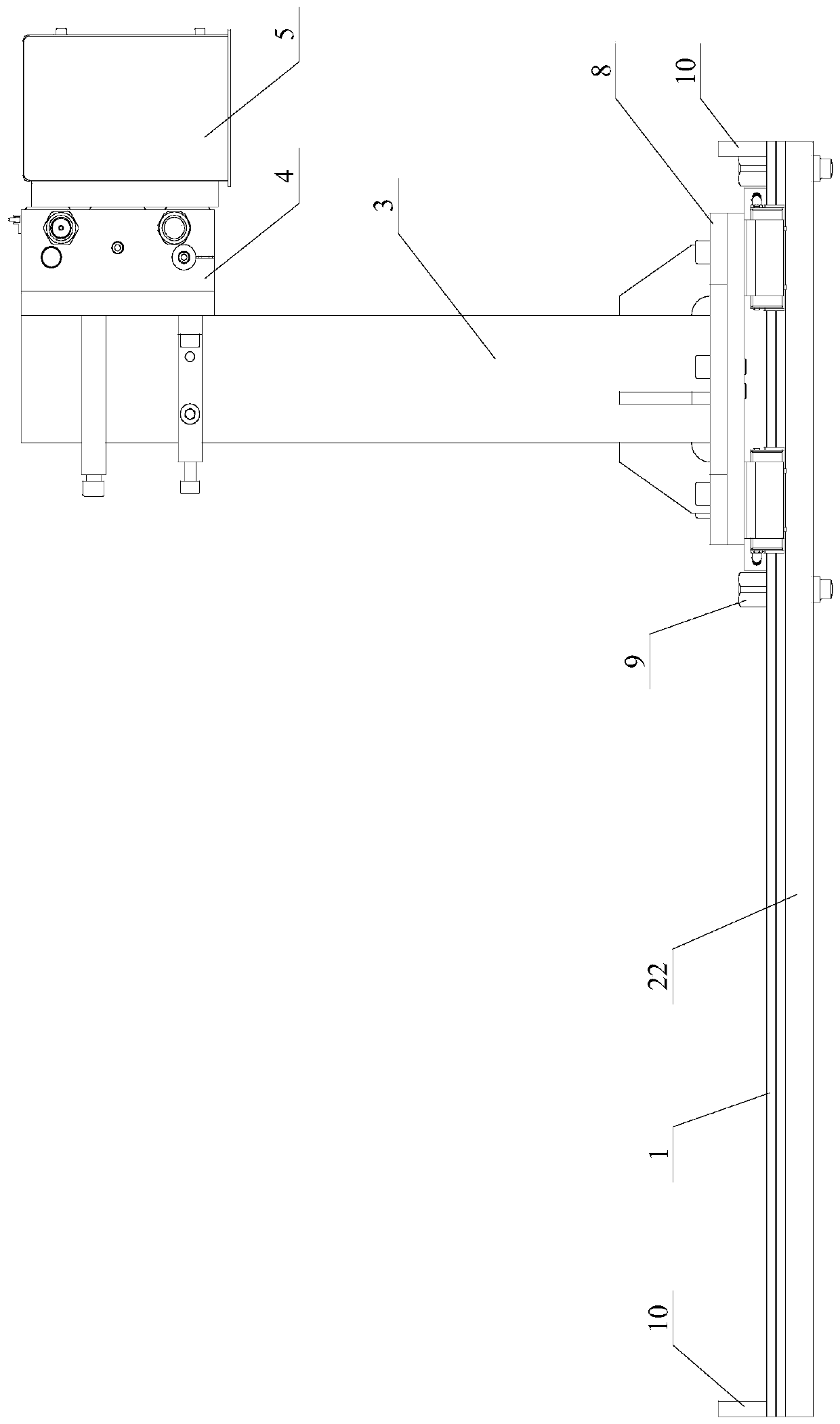 Depth detection device for high-temperature molten iron