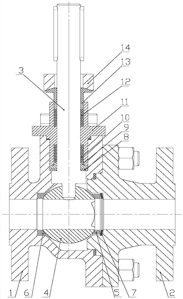 Metal seal wear resisting ball valve