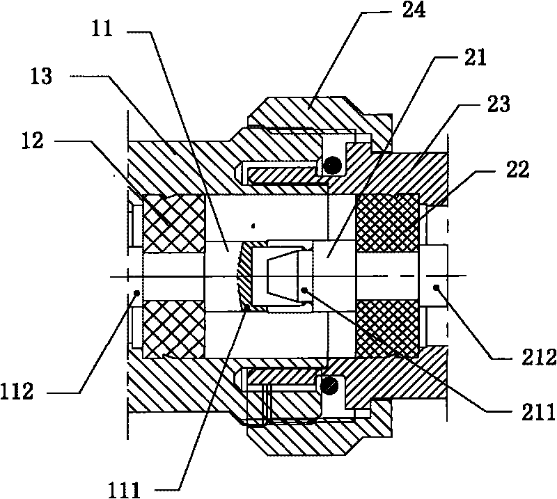 Female joint of coaxial cable connector