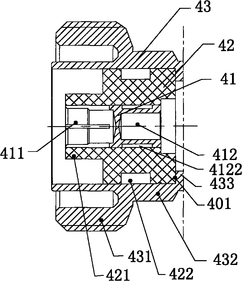 Female joint of coaxial cable connector