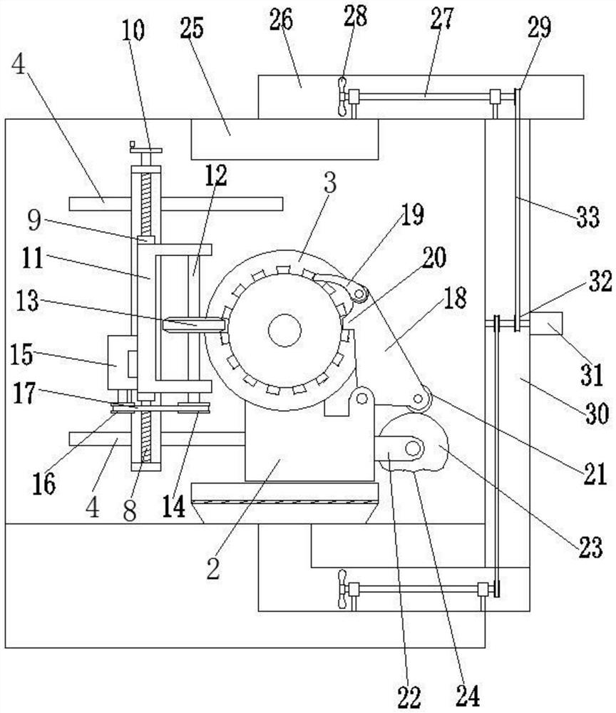 Gear grinding device