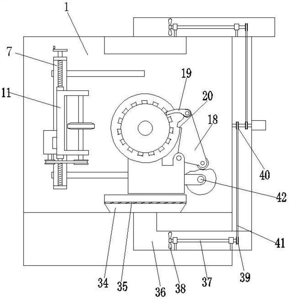 Gear grinding device