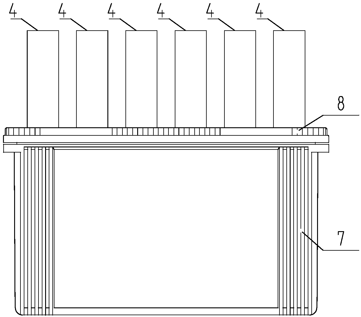 Durable anti-inclination acid-proofing explosive-proof electrolyte-rich starting lead-acid storage battery