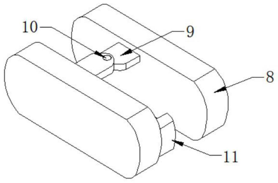 Split type anti-blocking tube drainage ball