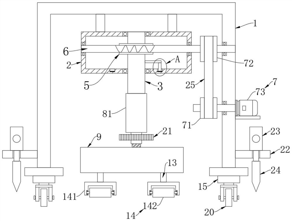 Tamping machine for hydraulic engineering construction