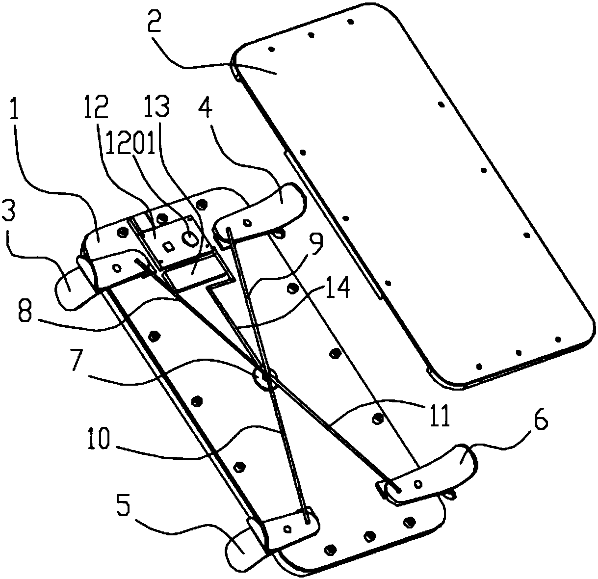 Anti-falling mobile phone shell