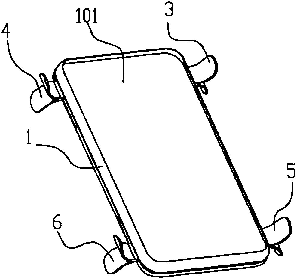 Anti-falling mobile phone shell