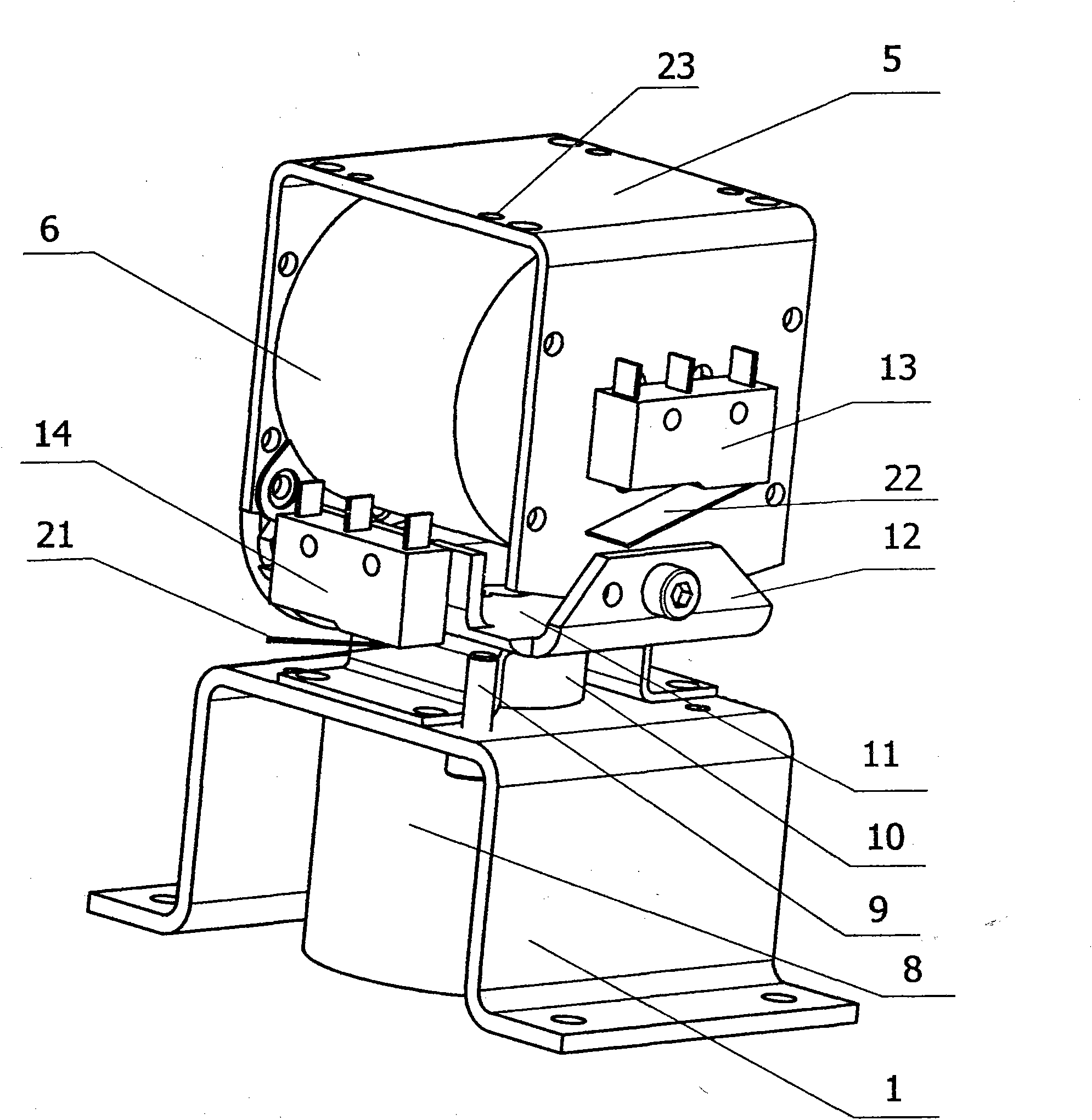 Two -degree-of-freedom cradle head mechanism