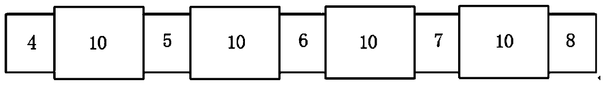 High-sensitivity vertical magnetic field sensor with symmetrical structure